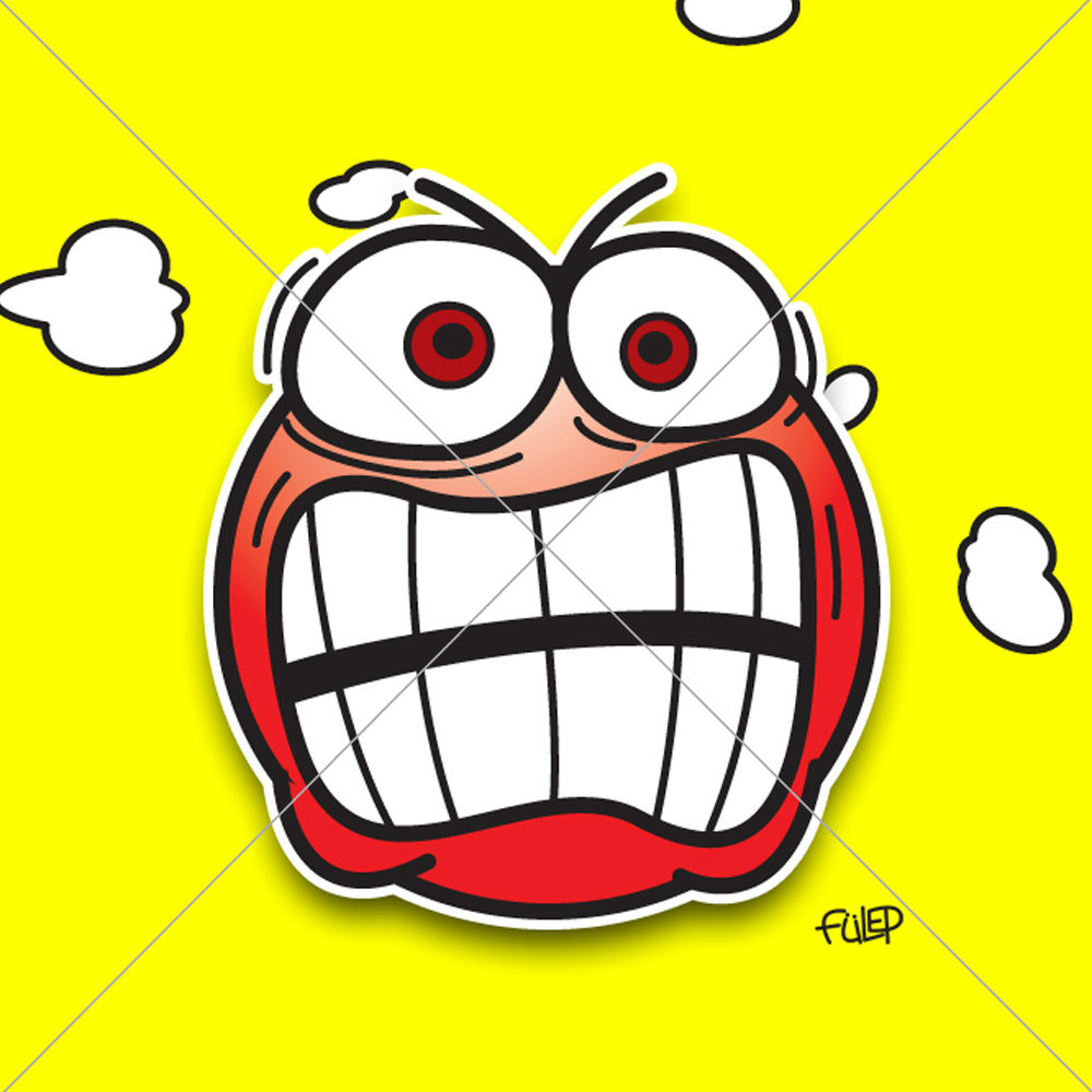 emoji Very Stressed Face